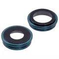 Back Camera Lens With Bracket & Bezel Compatible For iPhone 16 / 16 Plus (Teal) (2 Piece Set) (Premium)