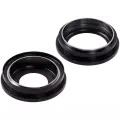 Back Camera Lens With Bracket & Bezel Compatible For iPhone 16 / 16 Plus (Black) (2 Piece Set) (Premium)