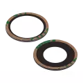 Back Camera Lens (Glass Only) With Adhesive Compatible For iPhone 16 / 16 Plus (2 Piece Set) (Real Sapphire) (Premium)