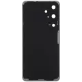Back Cover Glass With Camera Lens Compatible For Samsung Galaxy S24 5G (No Logo) (Aftermarket Plus) (Onyx Black)