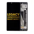 LCD Assembly With Frame Compatible For Coolpad Legacy 2019 (3705AS / Boost Mobile Version) (Refurbished) (Black)