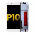 LCD Assembly With Frame Compatible For Huawei P10 (Refurbished) (White)