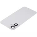 Back Glass With Steel Plate With Wireless NFC Charging MagSafe Magnet & Flashlight Flex Compatible For iPhone 16 Plus (Used OEM Pull: Grade A) (White)