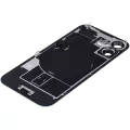 Back Glass With Steel Plate With Wireless NFC Charging MagSafe Magnet & Flashlight Flex Compatible For iPhone 16 (Used OEM Pull: Grade A) (Teal)