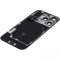 Back Glass With Steel Plate With Wireless NFC Charging MagSafe Magnet & Flashlight Flex Compatible For iPhone 16 Pro (Used OEM Pull: Grade A) (Natural Titanium)