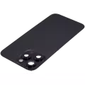 Back Glass With Steel Plate With Wireless NFC Charging MagSafe Magnet & Flashlight Flex Compatible For iPhone 16 Pro Max (Used OEM Pull: Grade A) (Black Titanium)