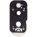 Back Camera Lens With Bracket Compatible For Honor 70 (Crystal Silver)