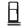 Sim Card Tray Compatible For ZTE ZMax Pro (Z981) (Black)