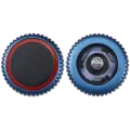 Crown Nut Compatible For Watch Series 7 (41MM / 45MM) (LTE Version) (Black / Blue)