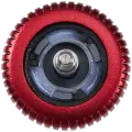 Crown Nut Compatible For Watch Series 7 (41MM / 45MM) (LTE Version) (Black / Red)