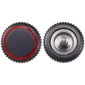 Crown Nut Compatible For Watch Series SE (1st Gen) (40MM / 44MM) (LTE Version) (Black) 