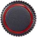 Crown Nut Compatible For Watch Series SE (1st Gen) (40MM / 44MM) (LTE Version) (Black) 