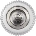 Crown Nut Compatible For Watch Series SE (1st / 2nd Gen) (40MM / 44MM) (LTE Version) (Silver)