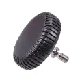 Crown Nut Compatible For Watch Series SE (1st Gen) (40MM / 44MM) (GPS Version) (Black) 