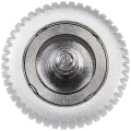 Crown Nut Compatible For Watch Series SE (1st / 2nd Gen) (40MM / 44MM) (GPS Version) (Silver)