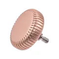Crown Nut Compatible For Watch Series SE (1st Gen) (40MM / 44MM) (GPS Version)(Gold)
