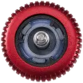 Crown Nut Compatible For Watch Series 7 (41MM / 45MM) (GPS Version) (Black / Red)  