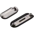 Power Button Compatible For Watch Series Ultra (2nd Gen) (49MM) (Aluminum/Black) (2 Pieces Set)
