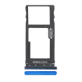 Single Sim Card Tray Compatible For Motorola One Vision (XT1970 / 2019) (Blue)