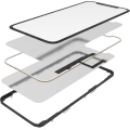 4 in 1 (Glass With OCA Pre-Installed + Frame + Digitizer ) Compatible For iPhone XR (OCA Master)