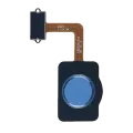 Fingerprint Reader With Flex Cable Compatible For LG Q7 Alpha / Q7 Plus (Light Blue)