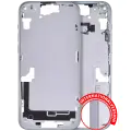 Mid-Frame Housing With Power And Volume Button Compatible For iPhone 15 Plus (International Version) (Aftermarket Plus) (Blue)