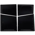 Faceplate Cover (Top & Bottom) Compatible For Sony PlayStation 5 Slim Disc Edition (Black)