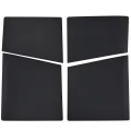Faceplate Cover (Top & Bottom) Compatible For Sony PlayStation 5 Slim Disc Edition (Black)