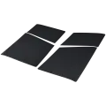 Faceplate Cover (Top & Bottom) Compatible For Sony PlayStation 5 Slim Disc Edition (Black)