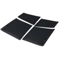 Faceplate Cover (Top & Bottom) Compatible For Sony PlayStation 5 Slim Disc Edition (Black)