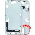 Mid-Frame Housing With Power And Volume Button Compatible For iPhone 15 Plus (US Version) (Aftermarket Plus) (Green)