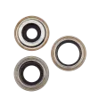 Back Camera Lens With Bracket & Bezel Compatible For iPhone 14 Pro / 14 Pro Max (Gold) (3 Piece Set) (Aftermarket Plus)