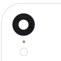 Back Camera Lens With Bracket & Bezel Compatible For iPhone XR (Black) (10 Pack) (Real Sapphire l Premium)