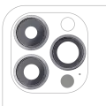 Back Camera Lens With Bracket & Bezel Compatible For iPhone 13 Pro / 13 Pro Max (Aftermarket Plus) (Graphite)