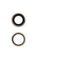 Back Camera Lens (Glass Only) With Adhesive Compatible For iPhone 12 / 12 Mini (2 Piece Set) (Aftermarket Plus) (10 Pack)