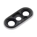 Back Camera Lens With Bracket & Bezel Compatible For iPhone XS / XS Max (Silver)