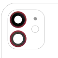 Back Camera Lens With Bracket & Bezel Compatible For iPhone 12 / 12 Mini (Red) (Real Sapphire / Premium)