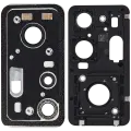 Back Camera Lens With Bracket / Bezel Compatible Fo Xiaomi 12T (2 Piece Set) (Black)