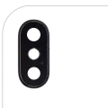 Back Camera Lens With Bracket & Bezel Compatible For iPhone XS / XS Max (Space Gray) (Real Sapphire l Premium) (10 Pack)