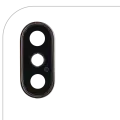 Back Camera Lens With Bracket & Bezel Compatible For iPhone XS / XS Max (Aftermarket Plus) (Gold) (10 Pack)