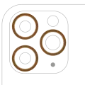 Back Camera Bezel Ring Only Compatible For iPhone 11 Pro / 11 Pro Max (Gold) (3 Piece Set) (10 Pack)