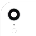Back Camera Lens With Bracket & Bezel Compatible For iPhone XR (White) (10 Pack) (Real Sapphire l Premium)