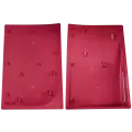 Faceplate Cover (Top & Bottom) Compatible For PlayStation 5 (1000 / 1100 / 1200) (Rose Red)