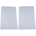 Faceplate Cover (Top & Bottom) Compatible For PlayStation 5 (Digital Edition) (White)