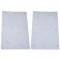 Faceplate Cover (Top & Bottom) Compatible For PlayStation 5 (Digital Edition) (White)
