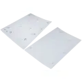 Faceplate Cover (Top & Bottom) Compatible For PlayStation 5 (Digital Edition) (White)