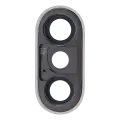 Back Camera Lens With Bracket & Bezel Compatible For iPhone XS / XS Max (Silver) (Real Sapphire l Premium)