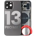 Back Housing W/ Small Components Pre-Installed Compatible For iPhone 13 Pro Max (International Version) (Used OEM Pull: Grade B) (Graphite)