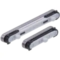 Hard Buttons (Power / Volume) Compatible For Samsung Galaxy S25 / S25 Plus (Premium) (Silver Shadow)