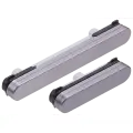 Hard Buttons (Power / Volume) Compatible For Samsung Galaxy S25 / S25 Plus (Premium) (Silver Shadow)